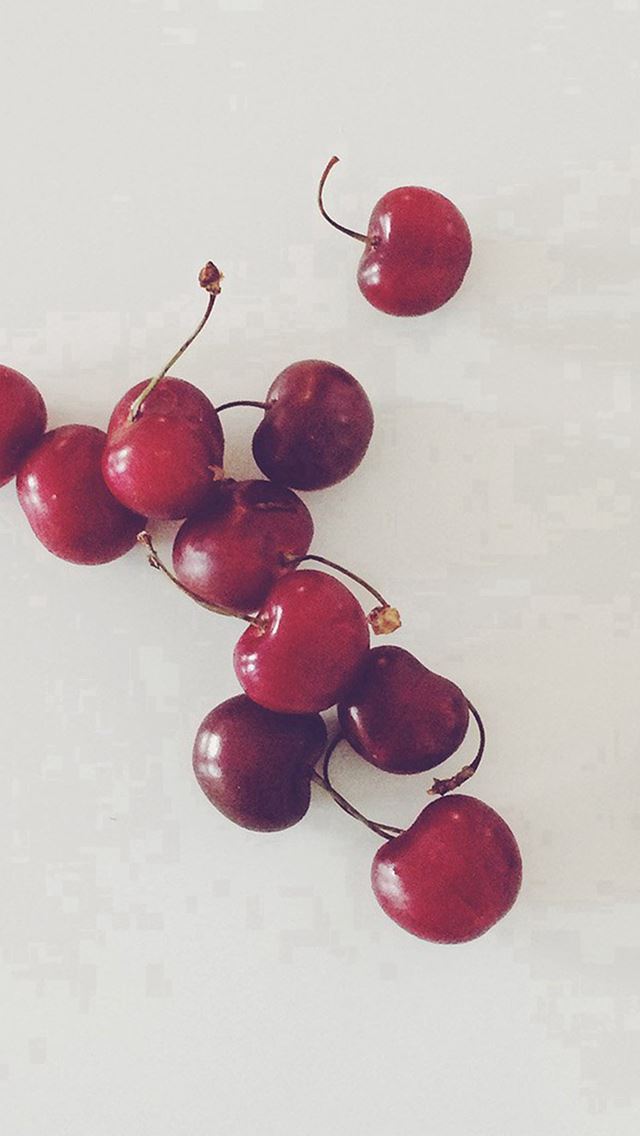 640x1136 Cherry Red Paula Borowska Fruit Nature - fruit iPhone Wallpaper