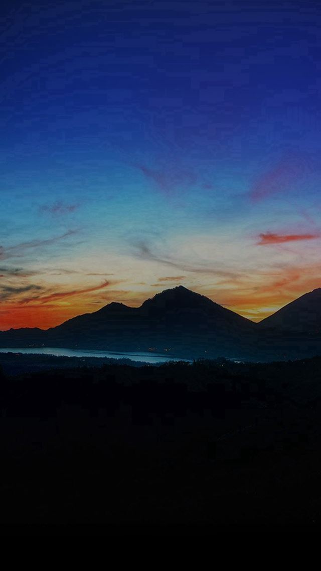 640x1136 Mountain Sunrise Nature Best Sky Dark - sunrise iPhone Wallpaper