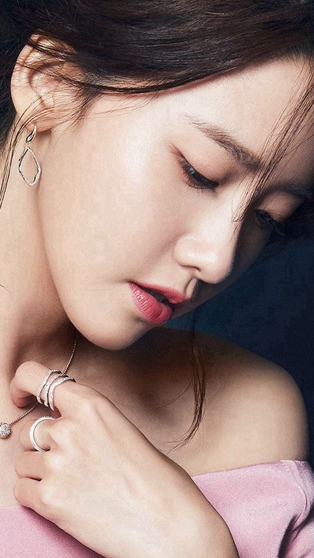 640x1136 Kpop Yuna Girl Blue -  iPhone Wallpaper