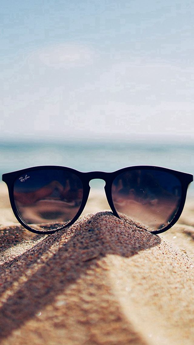 640x1136 Nature Glass Sun Rayban Bokeh Vacation Sea Summer - sea iPhone Wallpaper