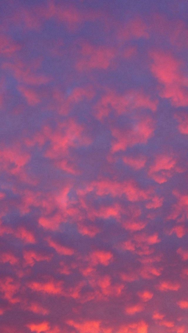 640x1136 Cloud Sky Sunset Pattern Red - simple iPhone Wallpaper