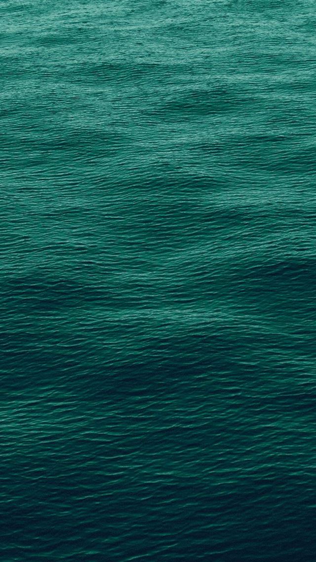 640x1136 Wave Green Ocean Sea Blue Pattern - sea iPhone Wallpaper