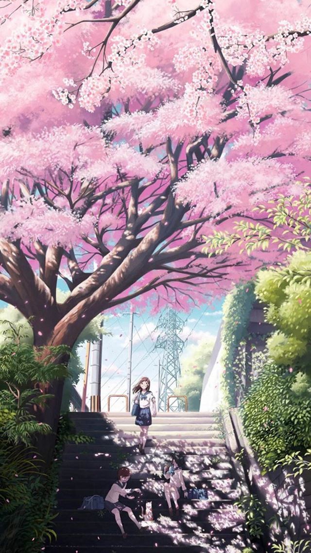 1284x2778 Anime Dreamy Girl Step - girl iPhone Wallpaper