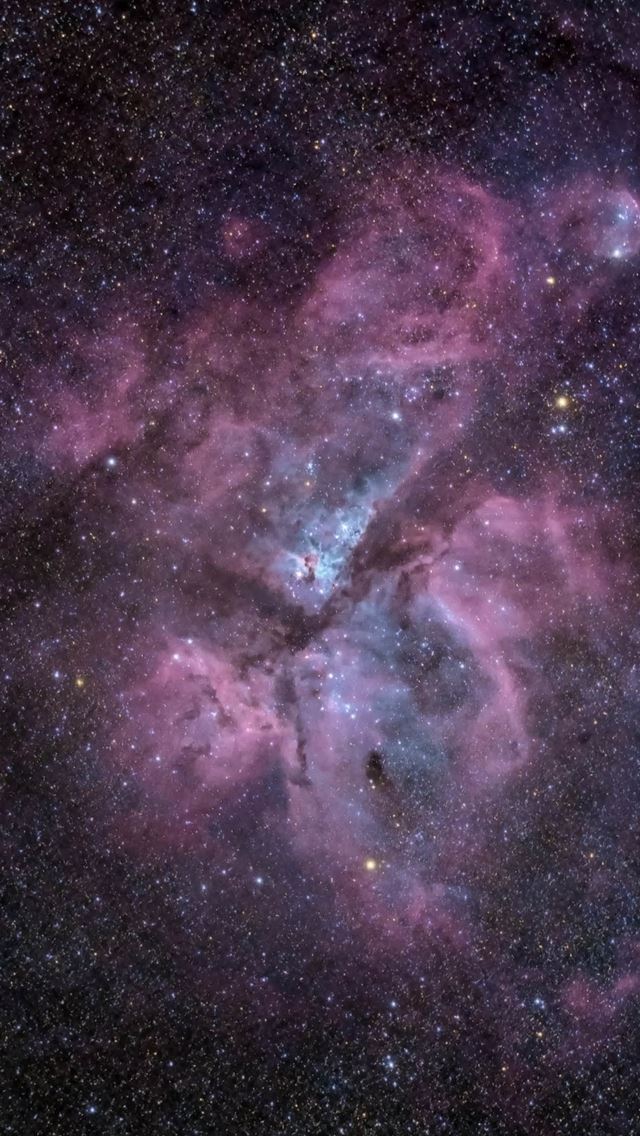 640x1136 Fantasy Outer Space Shiny Nebula - skyscape iPhone Wallpaper