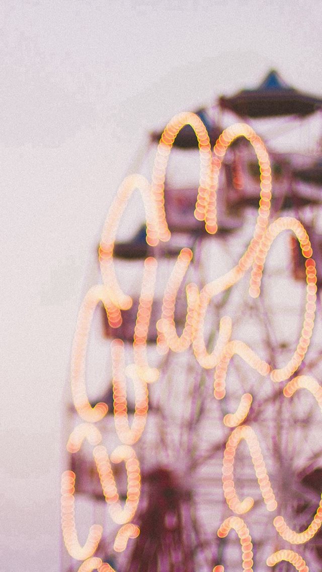 640x1136 Bokeh Ferris Wheel Romantic Red - romantic iPhone Wallpaper