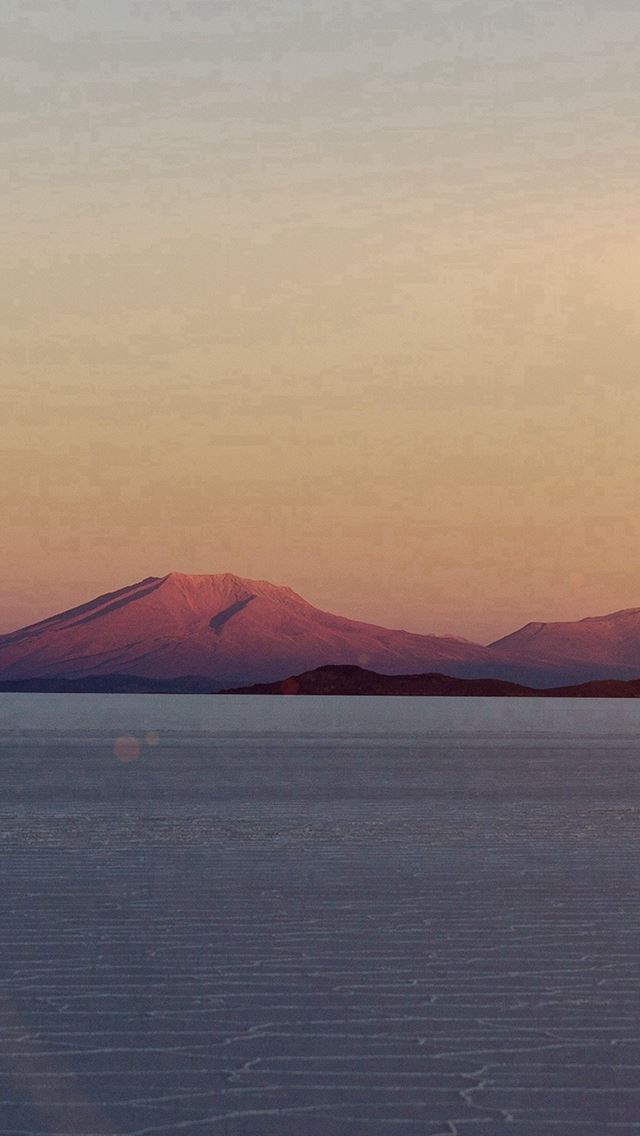 640x1136 Dessert Mountain Nature Calm Dawn Flare - lake iPhone Wallpaper