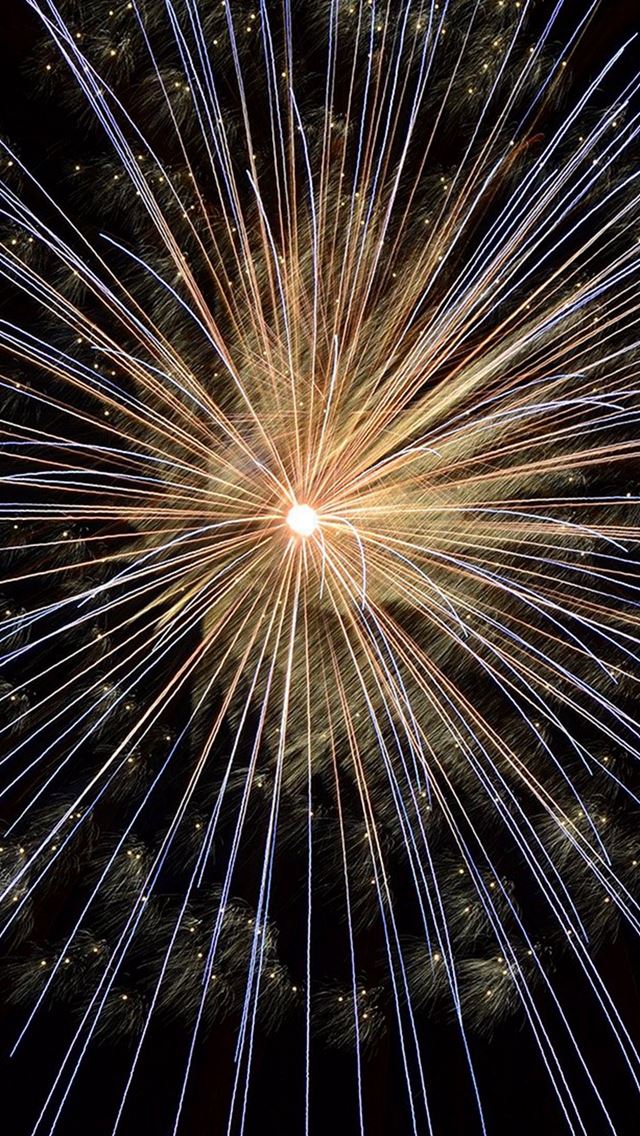 640x1136 Happy New Year Firework Sky Party Dark - starry iPhone Wallpaper