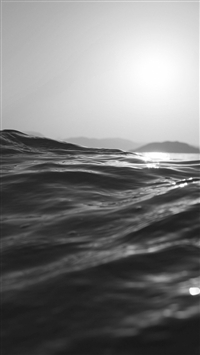 Sea Dive Wave Dark Summer Ocean Nature Bw wallpaper