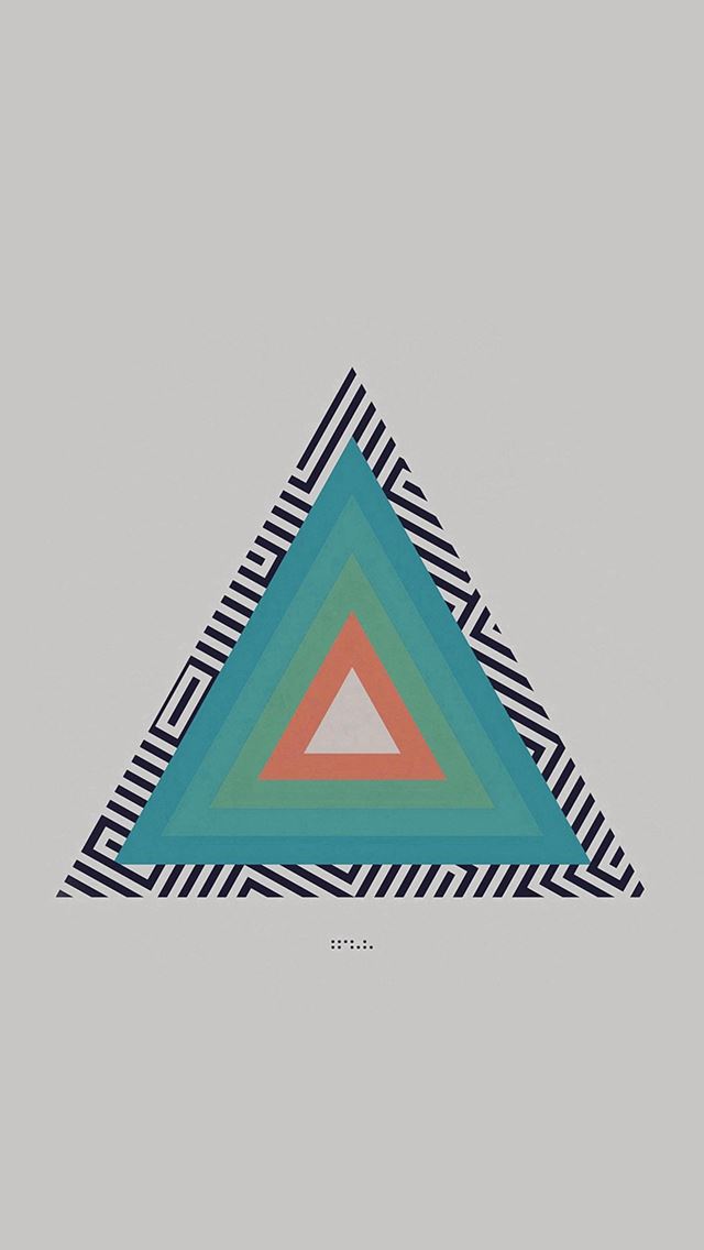 640x1136 Tycho Triangle Abstract Art Illustration White -  iPhone Wallpaper