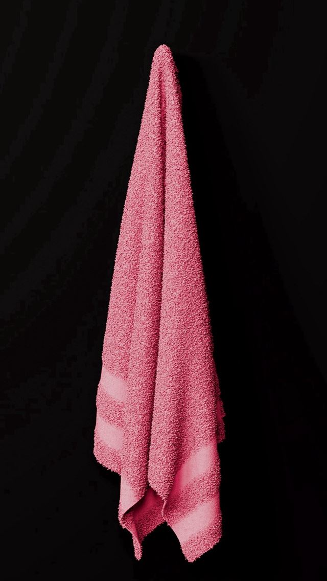 640x1136 Towel Pink Minimal Dark Illustration Art -  iPhone Wallpaper