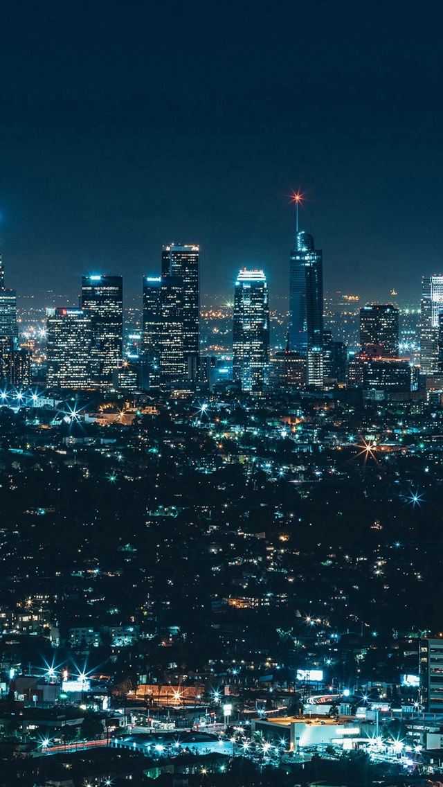 640x1136 City View Night Architecture Building Dark - buildings iPhone Wallpaper