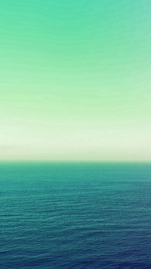 640x1136 Calm Sea Green Ocean Water Summer Day Nature - wave iPhone Wallpaper