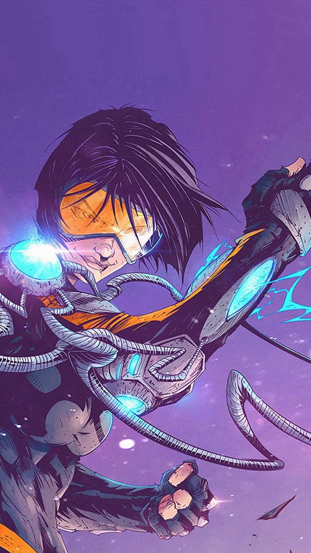 640x1136 Tonton Revolver Overwatch Game Tracer Illustration Art - yellow iPhone Wallpaper
