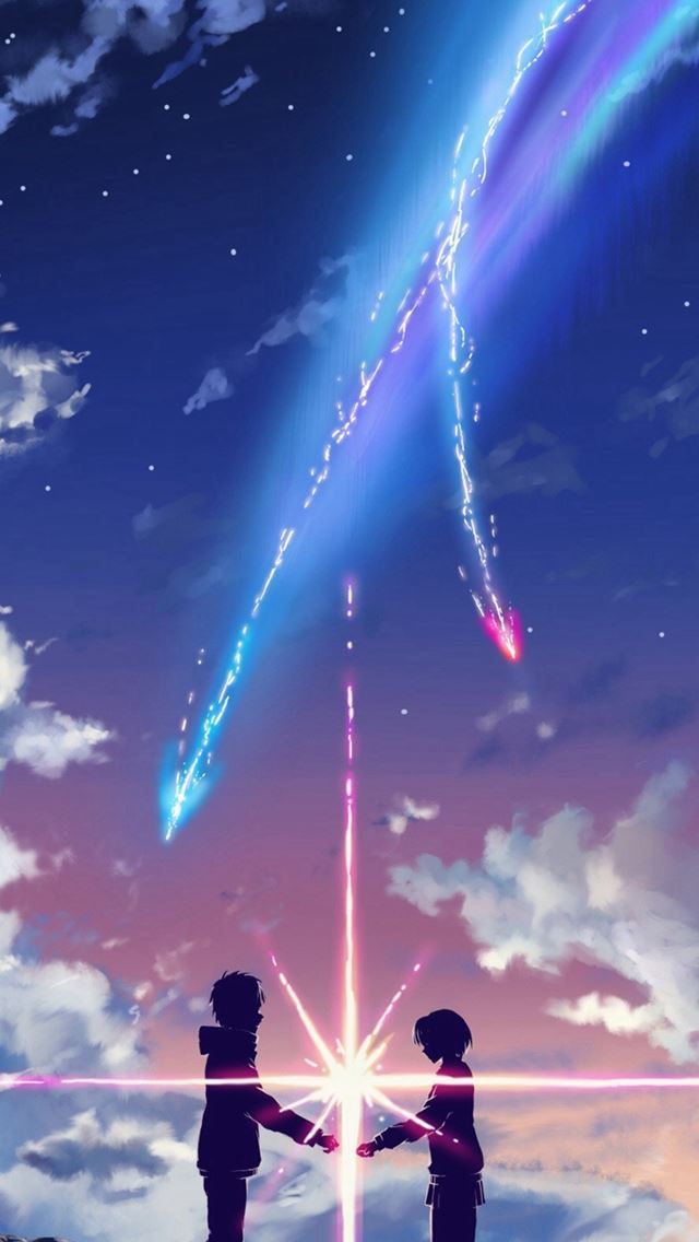 640x1136 Your Name Movie Film Poster Bright Sparkle -  iPhone Wallpaper