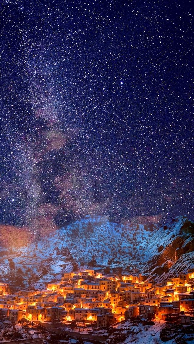 640x1136 Old Trafford Nature Night City Landscape - fantasy iPhone Wallpaper