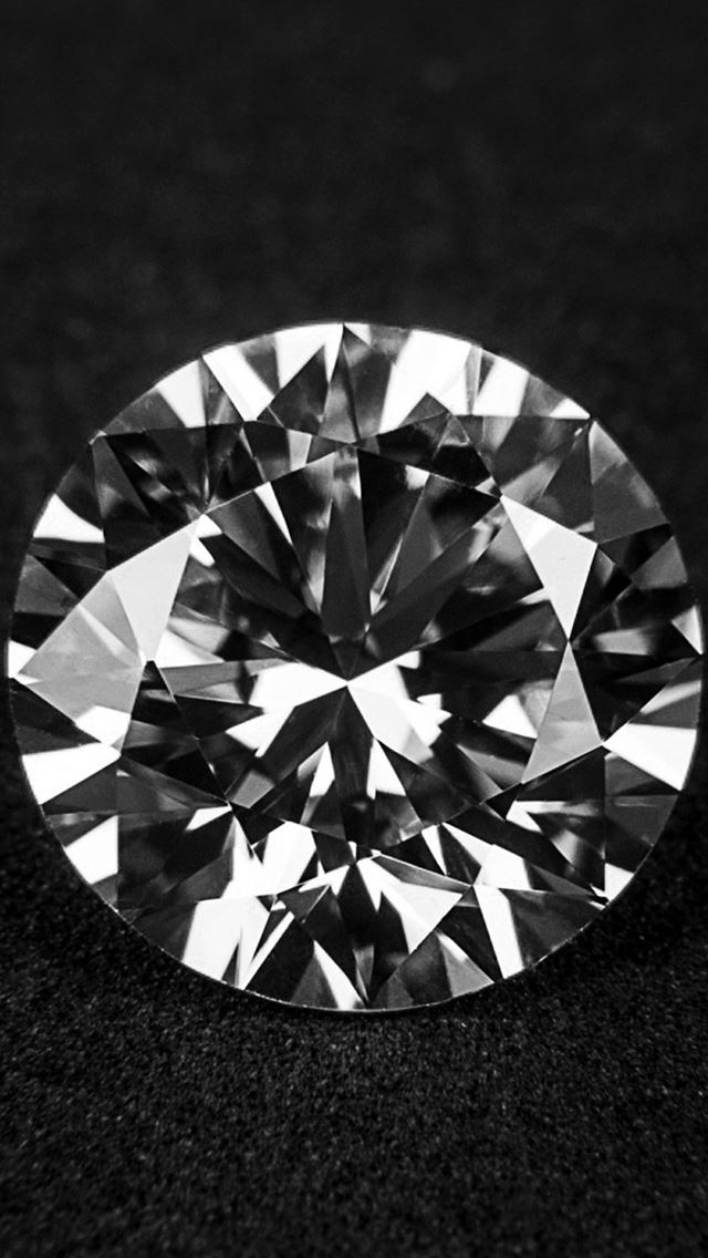 640x1136 Daimond Dark Propose Illustration Art Bw Dark - diamond iPhone Wallpaper