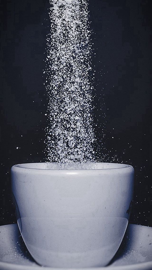 640x1136 Cup Sugar Dark Illustration Art - shiny iPhone Wallpaper