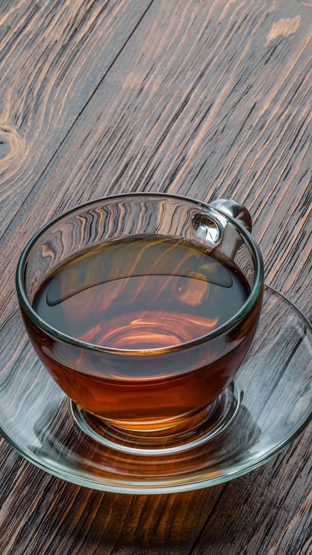 640x1136 Cup Tea Wooden Party - clear iPhone Wallpaper