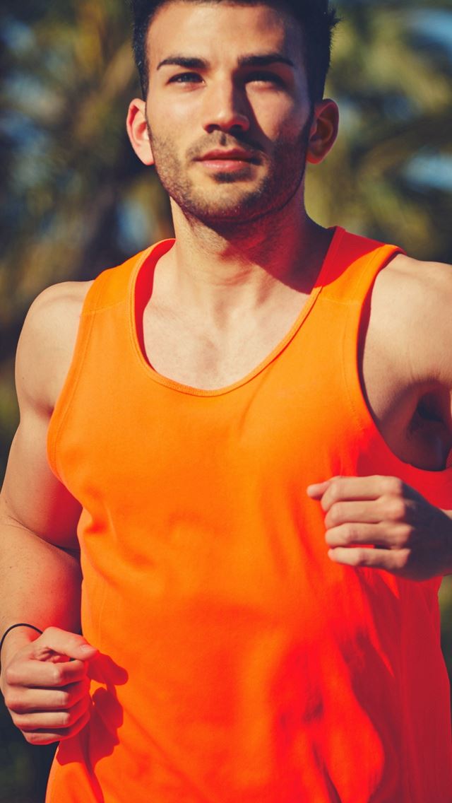 640x1136 Man Track And Field Athlete Running Sports -  iPhone Wallpaper
