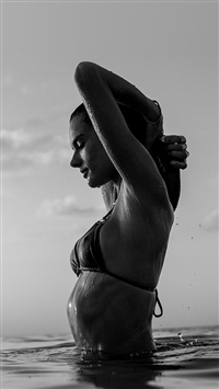 Bw Victoria Secret Swim Summer Model wallpaper