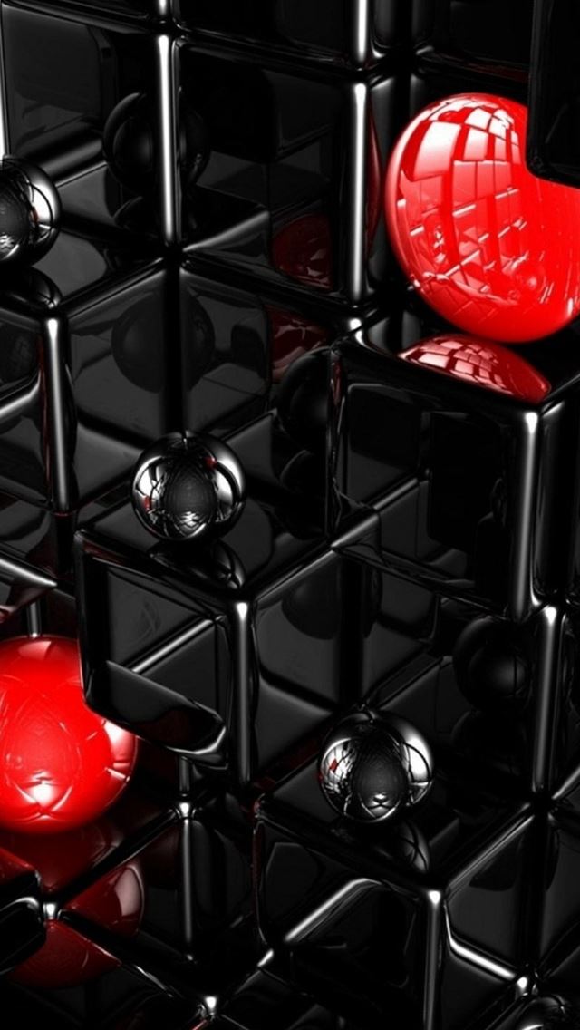 640x1136 Abstract Dimensional 3D - bokeh iPhone Wallpaper