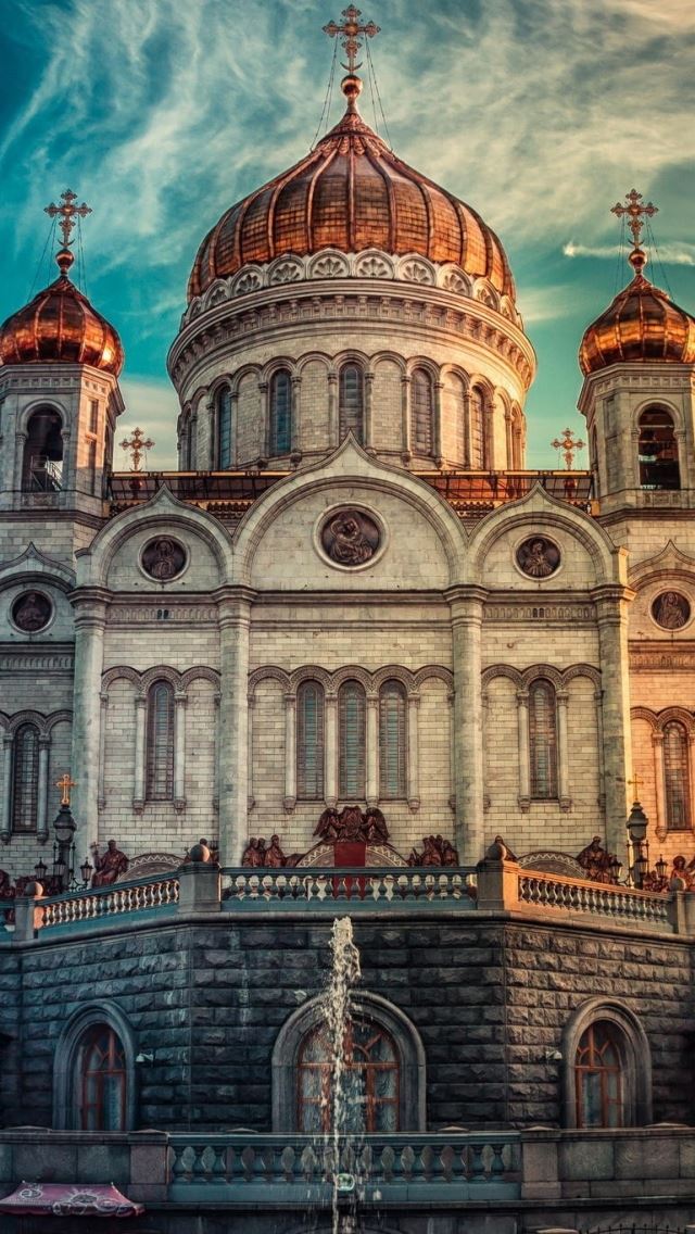 640x1136 Cathedral Of Christ The Savior Russia Moscow - moscow iPhone Wallpaper