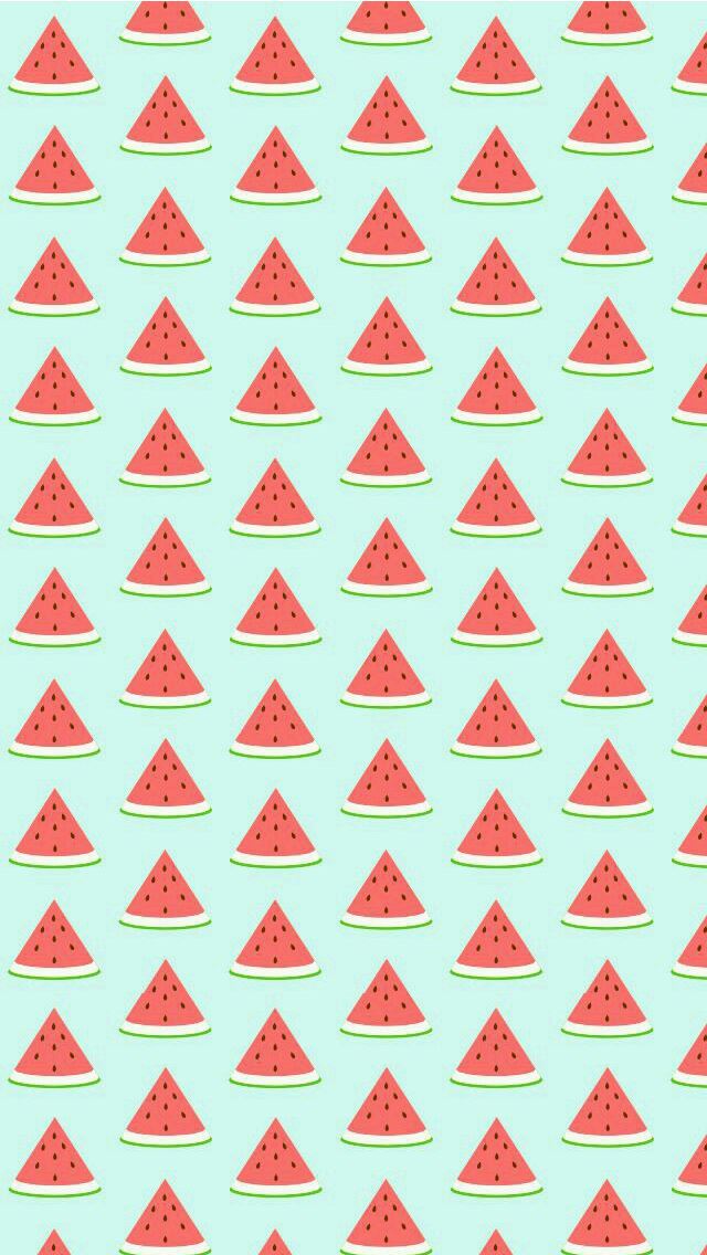 640x1136 Watermelon Illustration Pattern - cool iPhone Wallpaper