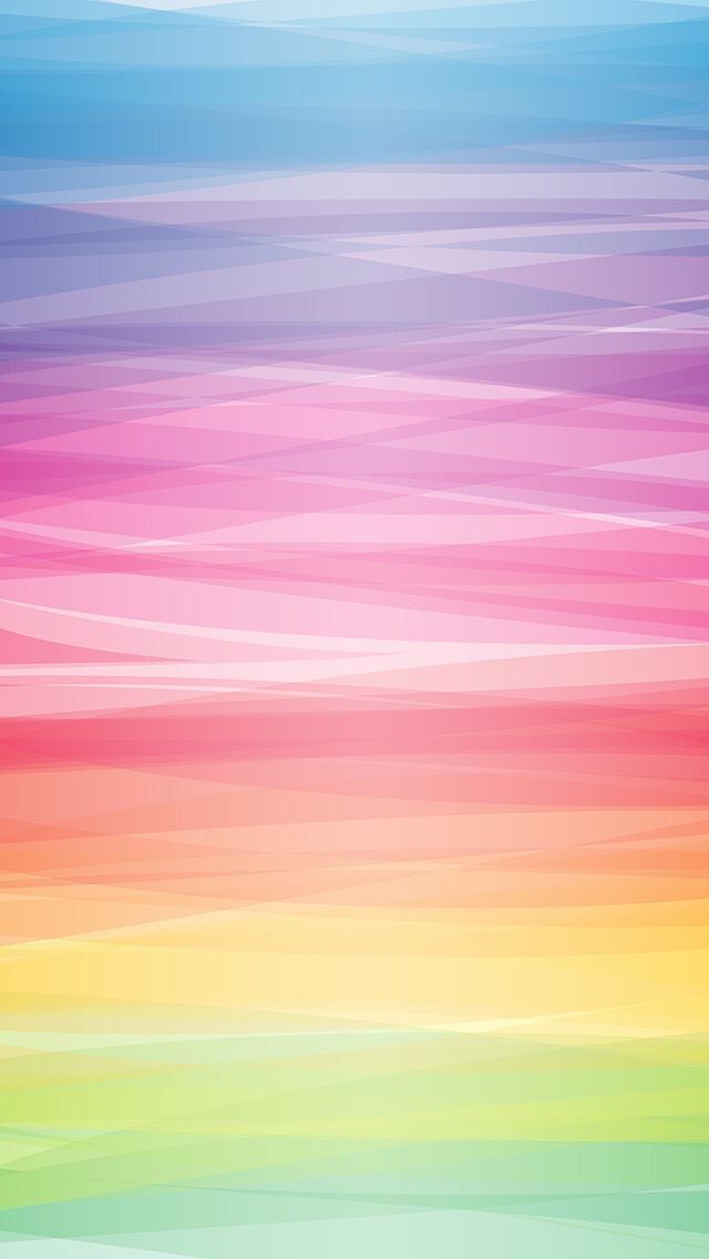 640x1136 Pastel Colorful Smooth Lines -  iPhone Wallpaper