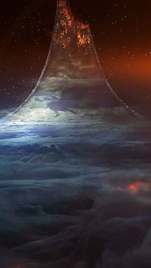 640x1136 To Heaven Or Hell Dark Blue Illustration Art Flare - clouds iPhone Wallpaper