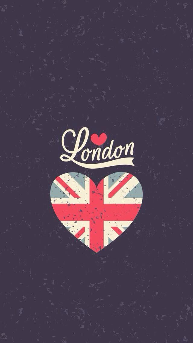 640x1136 Love London Heart Flag - heart iPhone Wallpaper