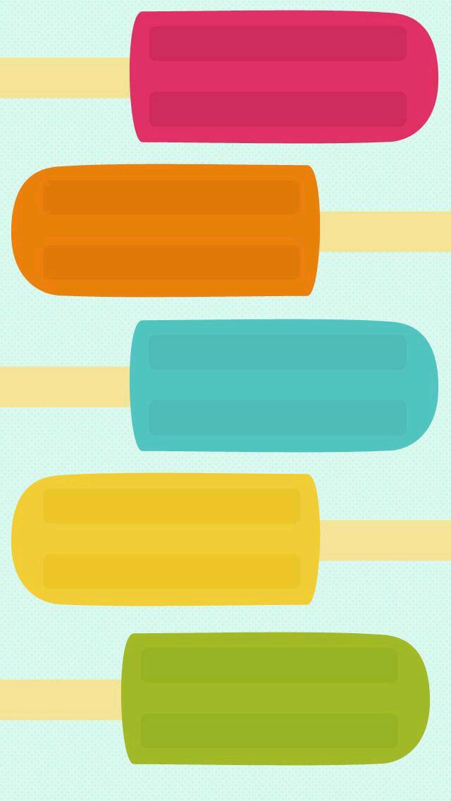 640x1136 Colorful Popsicles Illustration - illustration iPhone Wallpaper