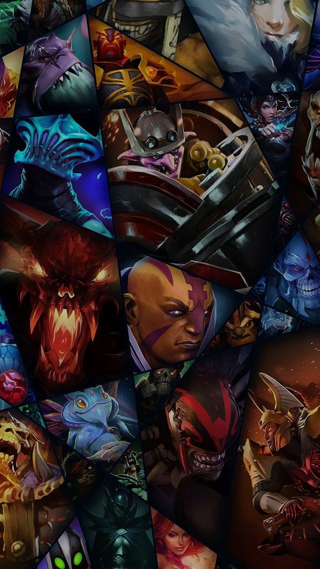 640x1136 DOTA Game Characters  - popular iPhone Wallpaper