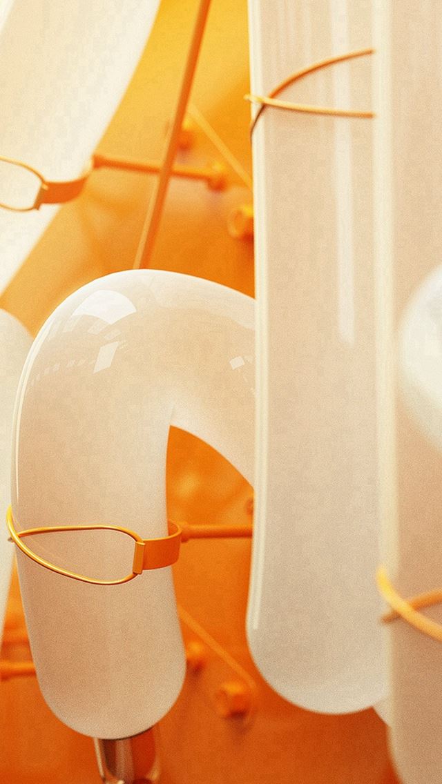640x1136 Pump Tube Orange Pattern Background - pure iPhone Wallpaper
