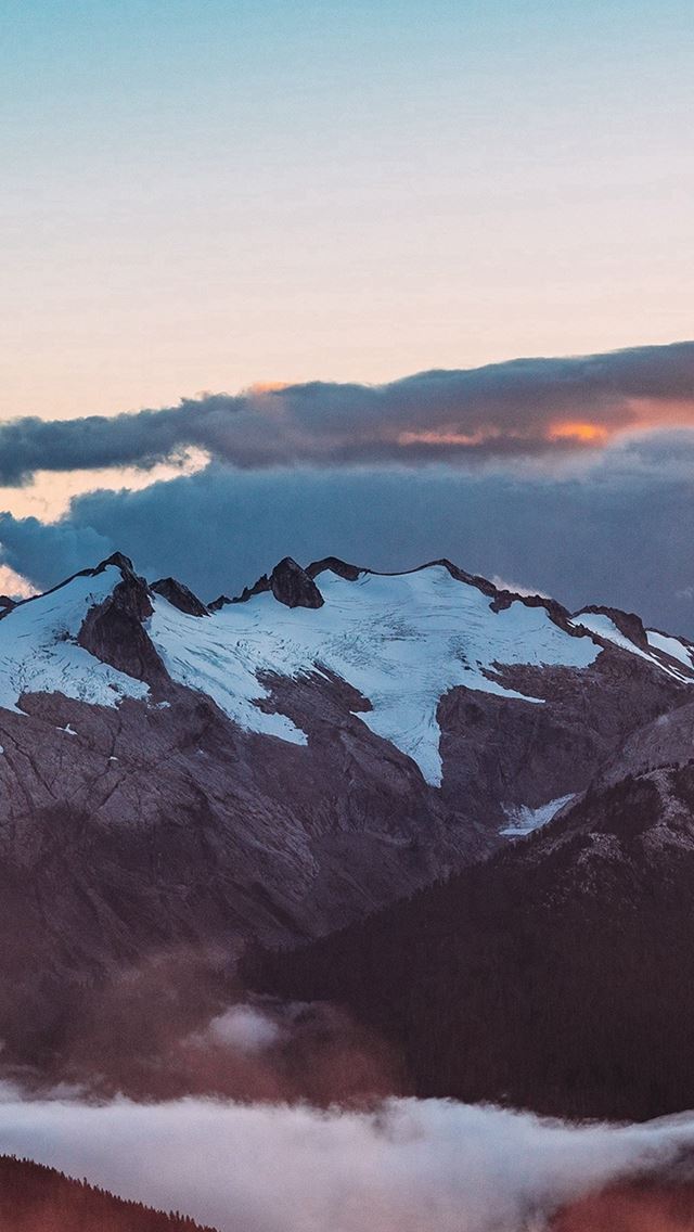 640x1136 Mountain Sunset Sky Cloud Nature - sky iPhone Wallpaper