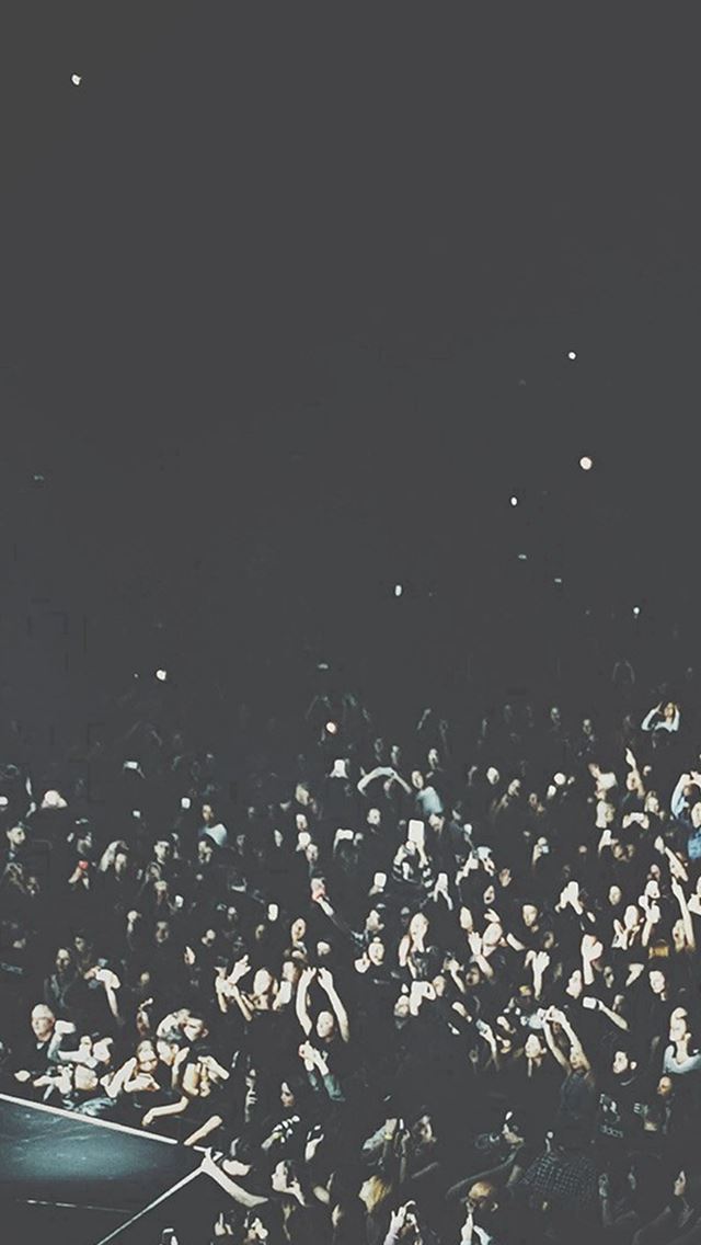640x1136 Party Concert Night Nature - crowd iPhone Wallpaper