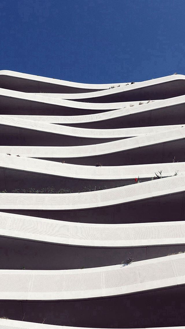 640x1136 Building Blue Pattern Illustration Art - sky iPhone Wallpaper