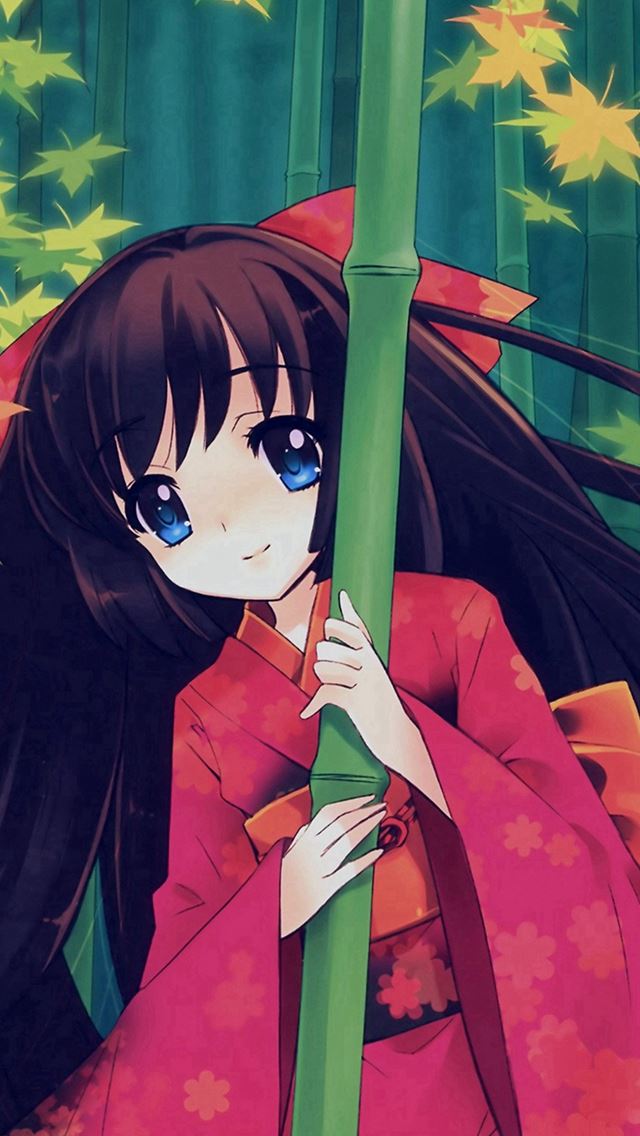 640x1136 Anime Girl Japan Art Cute Illustraion - naive iPhone Wallpaper