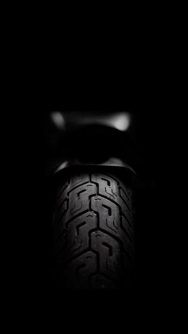 640x1136 Motorcycle Rear Tire Dark - auto iPhone Wallpaper