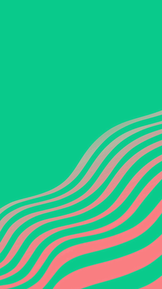 Line Simple Minimal Curve Pattern Green Iphone Wallpapers Free Download