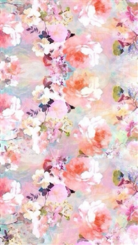 Watercolor Winter iPhone Wallpaper