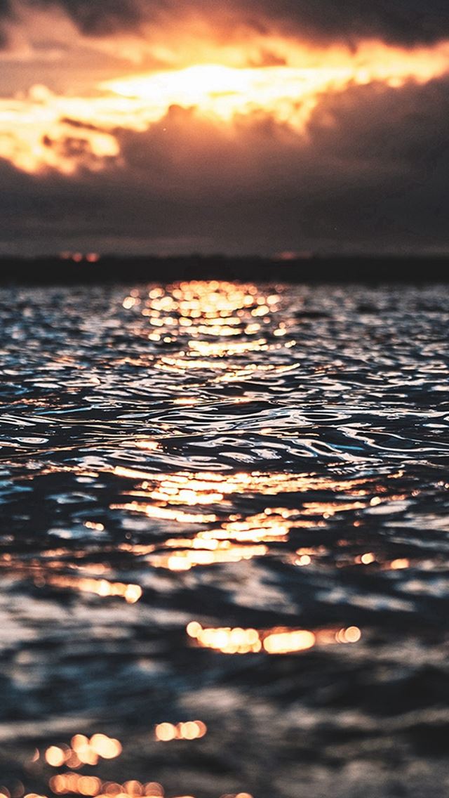 640x1136 Sea Wave Sun Nature - clouds iPhone Wallpaper
