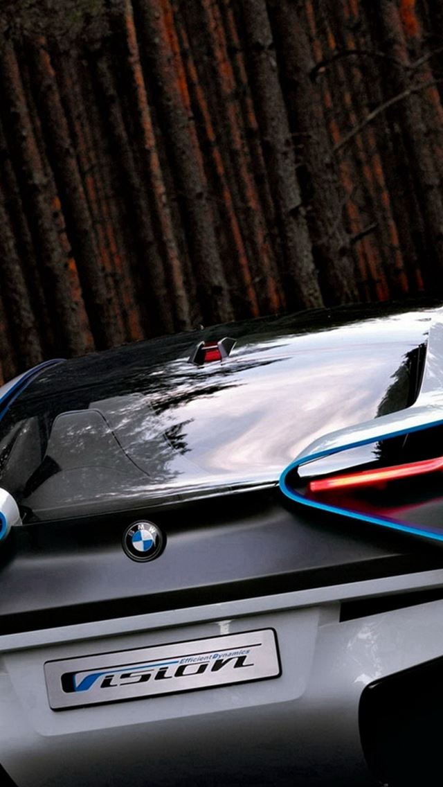 640x1136 BMW Concept Car Rear View - auto iPhone Wallpaper