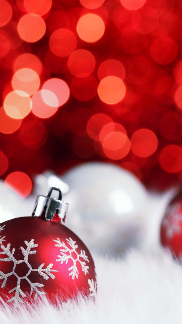 640x1136 Christmas bokeh - bokeh iPhone Wallpaper