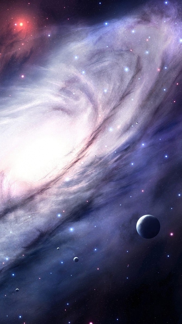 Space sky 3d art iPhone wallpaper 
