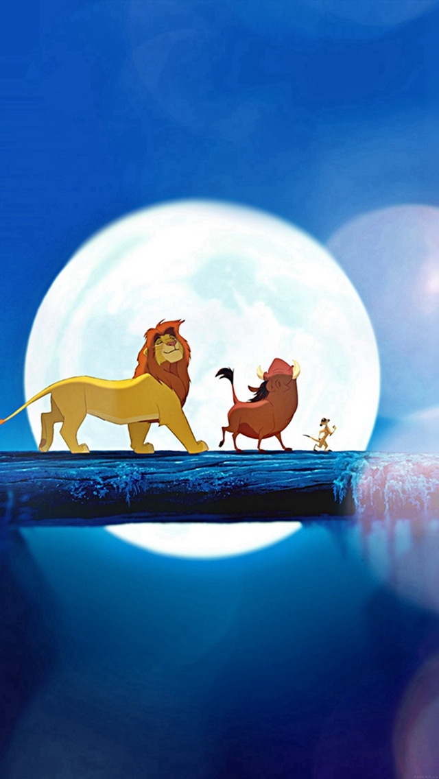 640x1136 Lionking - wooden bridge iPhone Wallpaper