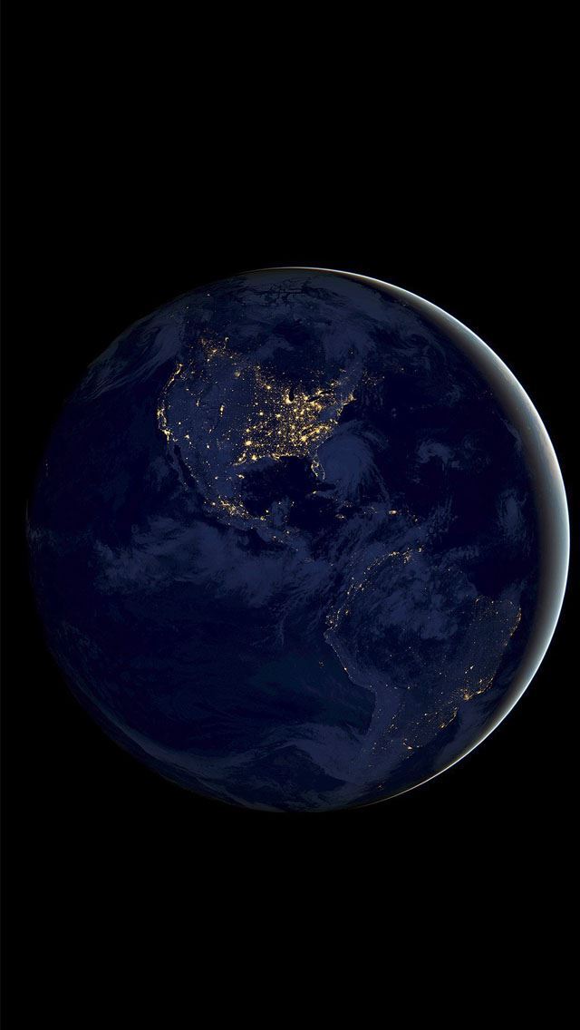 1284x2778 Earth space dark night art - earth iPhone Wallpaper