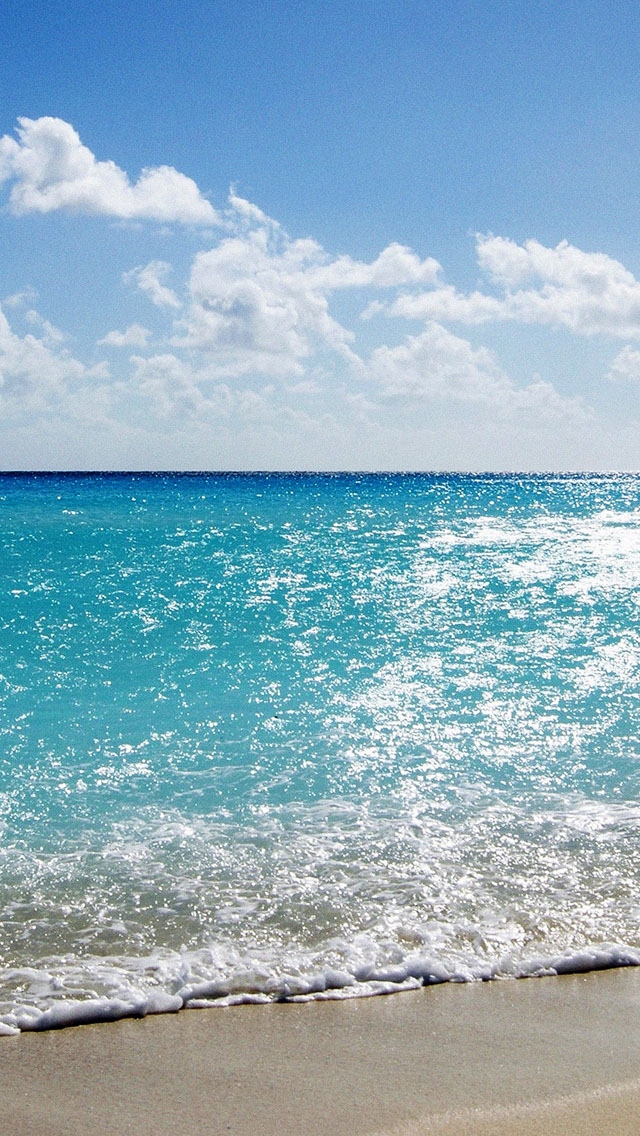 640x1136 Sea water ocean sky sunny - sea iPhone Wallpaper
