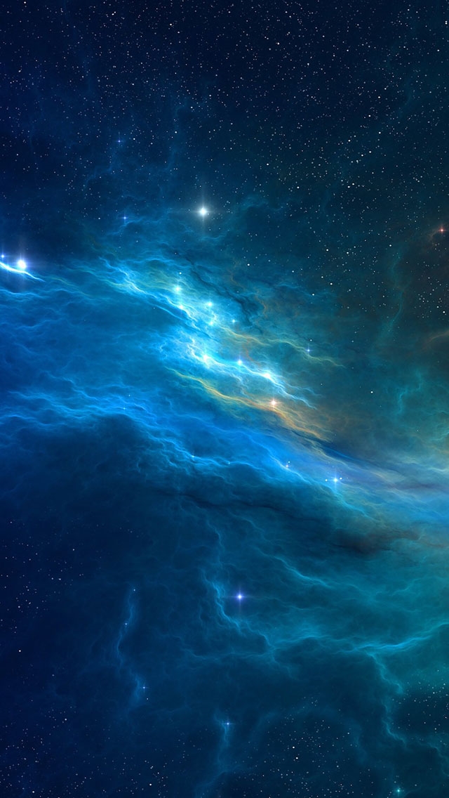 640x1136 Space war blue storm star - storm iPhone Wallpaper