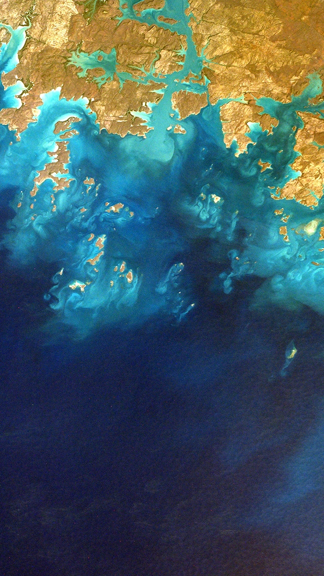 640x1136 Sea from sky earthview -  iPhone Wallpaper