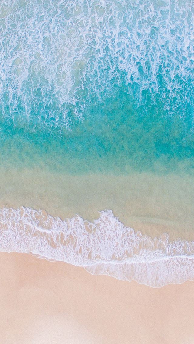 1284x2778 Blue sea beach -  iPhone Wallpaper
